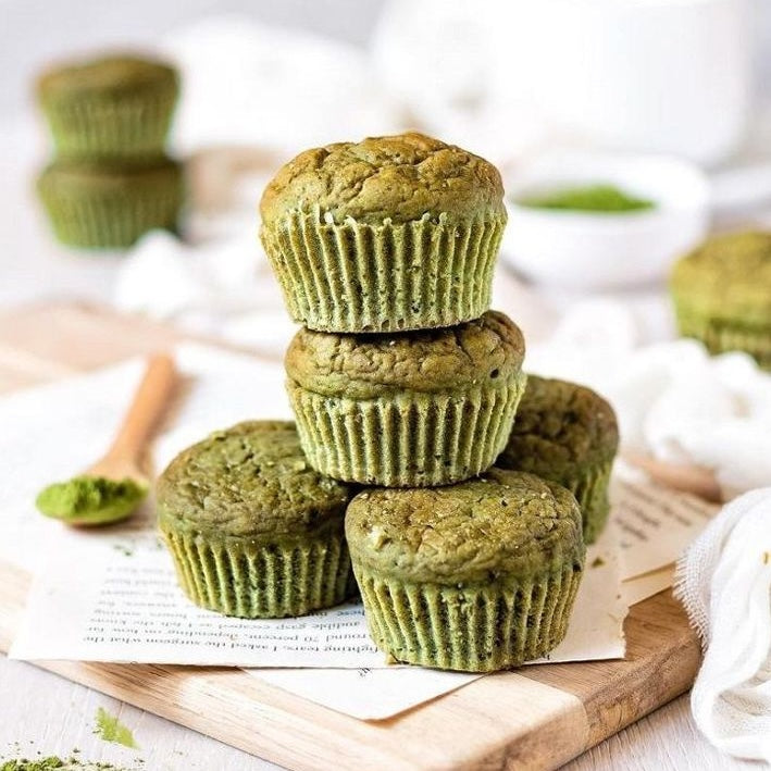 Maple Matcha Muffins