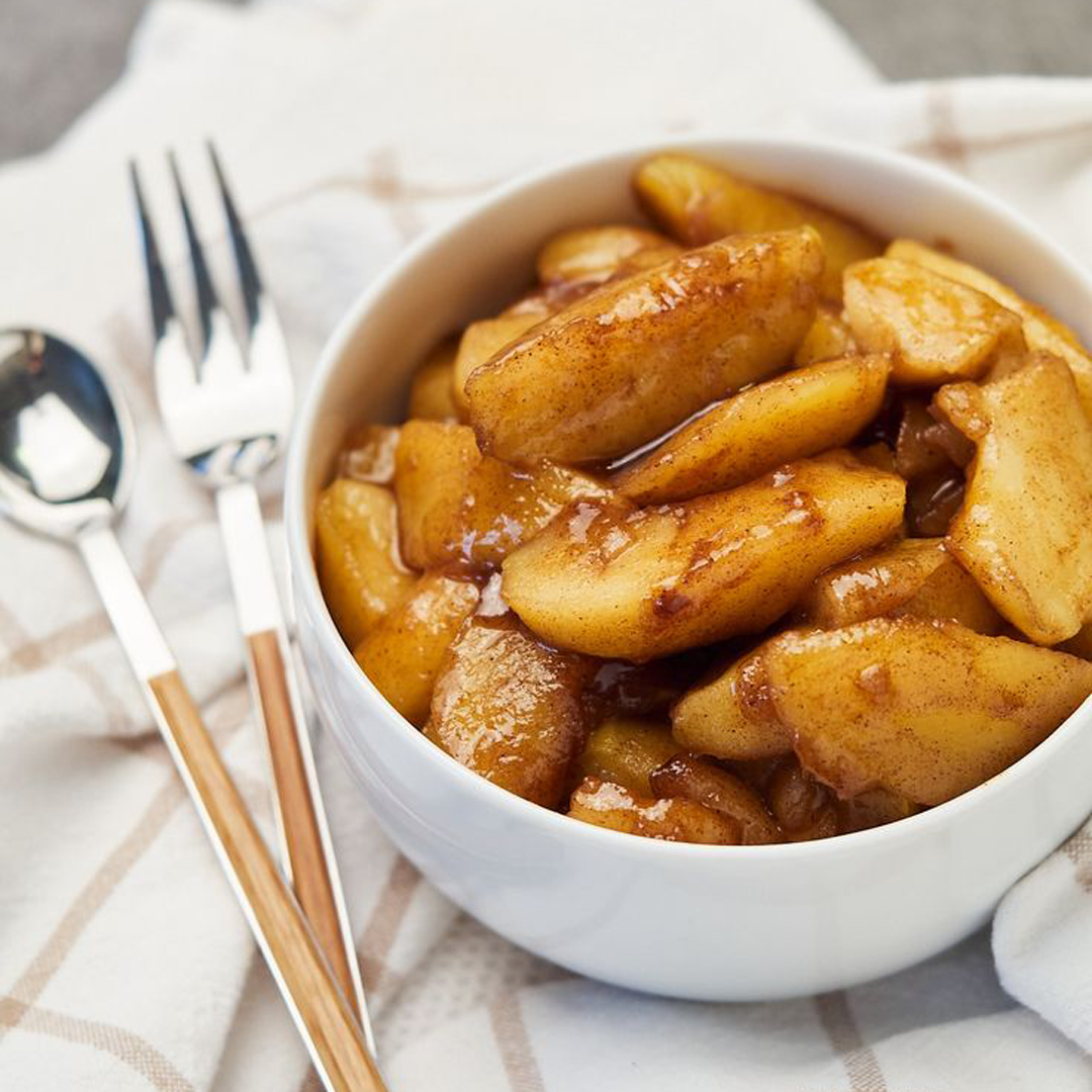 Chai Spiced Stewed Apples
