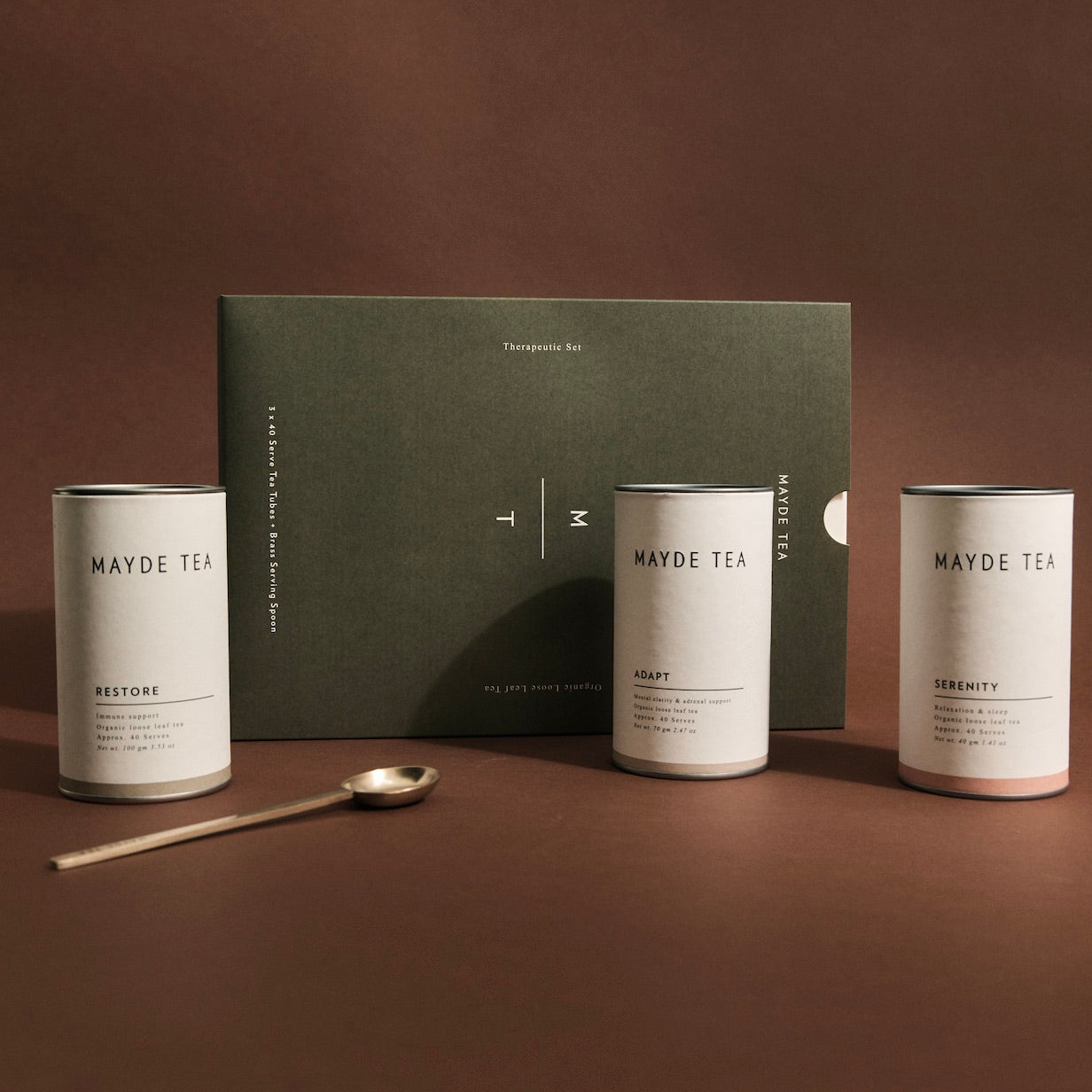 Therapeutics Set Gift Box Bundles Mayde Tea
