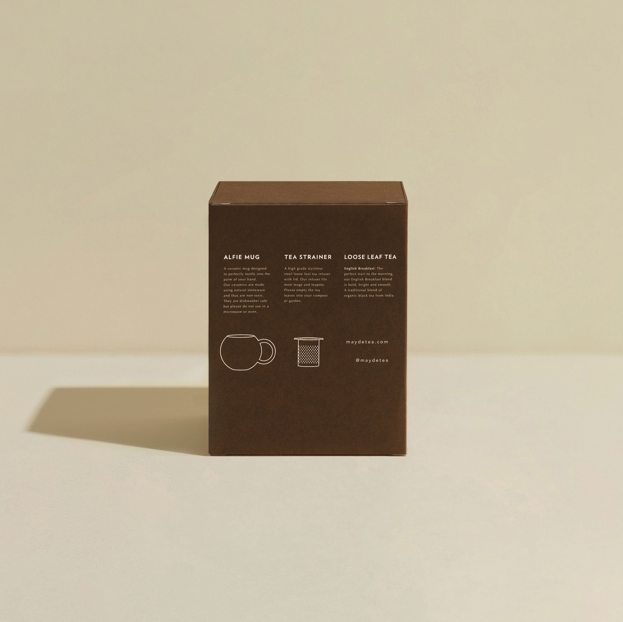 Mug Gift Set - Chocolate Brown