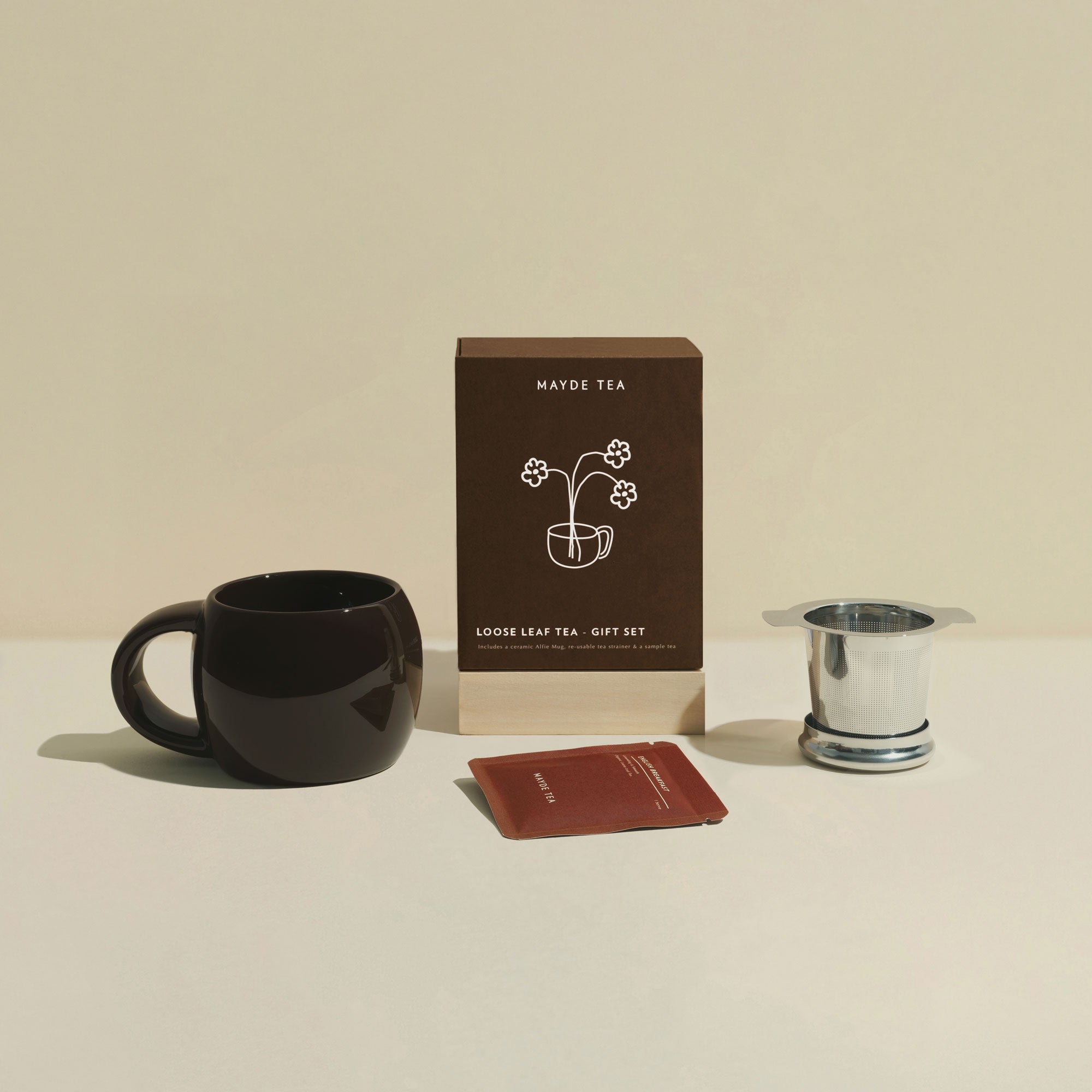 Mug Gift Set - Chocolate Brown