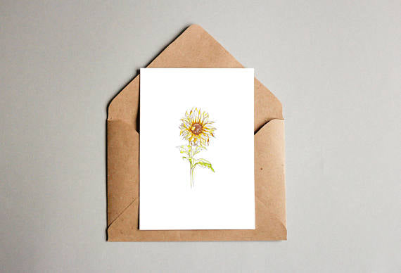 Golden Rose Greeting Card