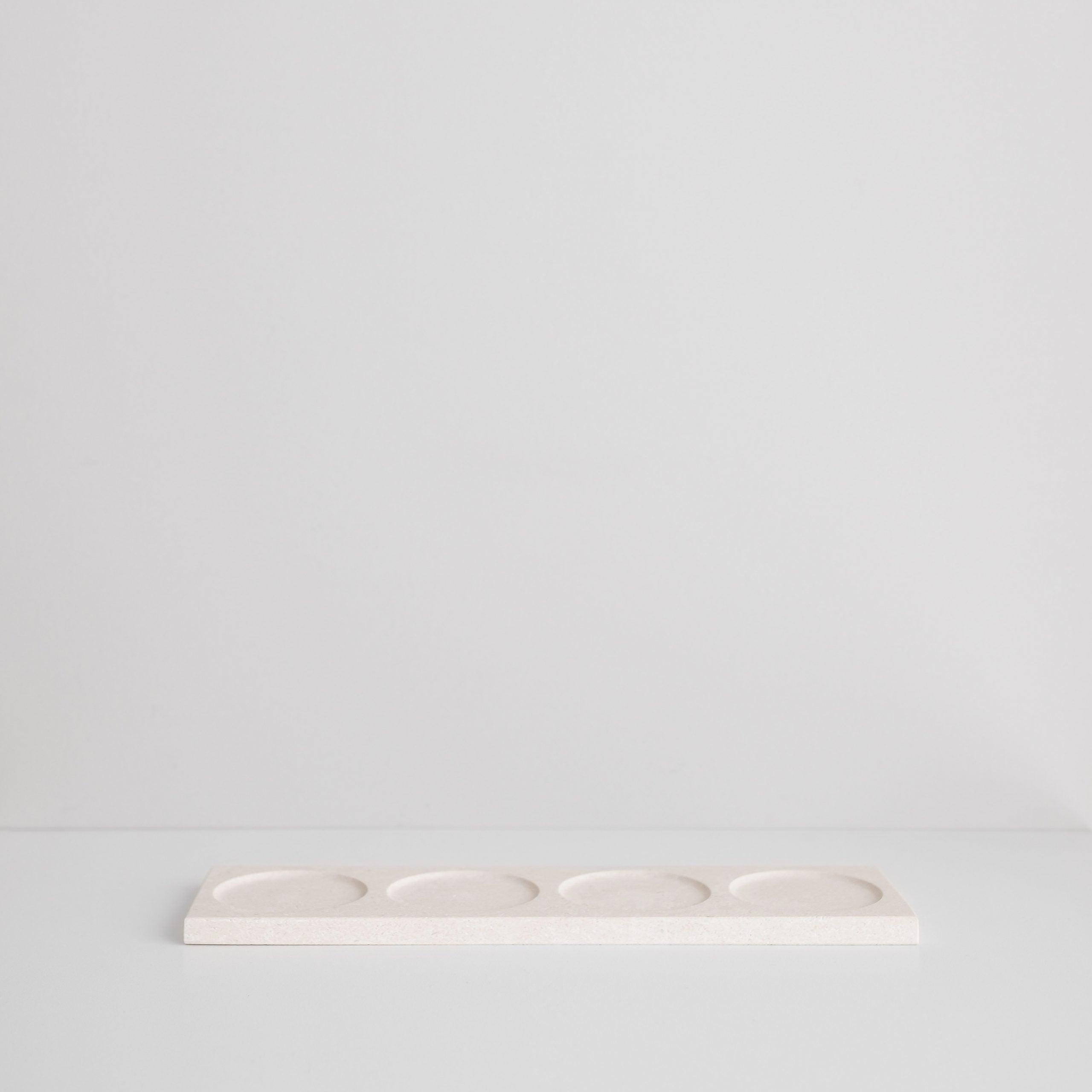 Mayde Tea Stone Tray - limestone tray for mayde tea jars - natural limeton display tray - stone tray