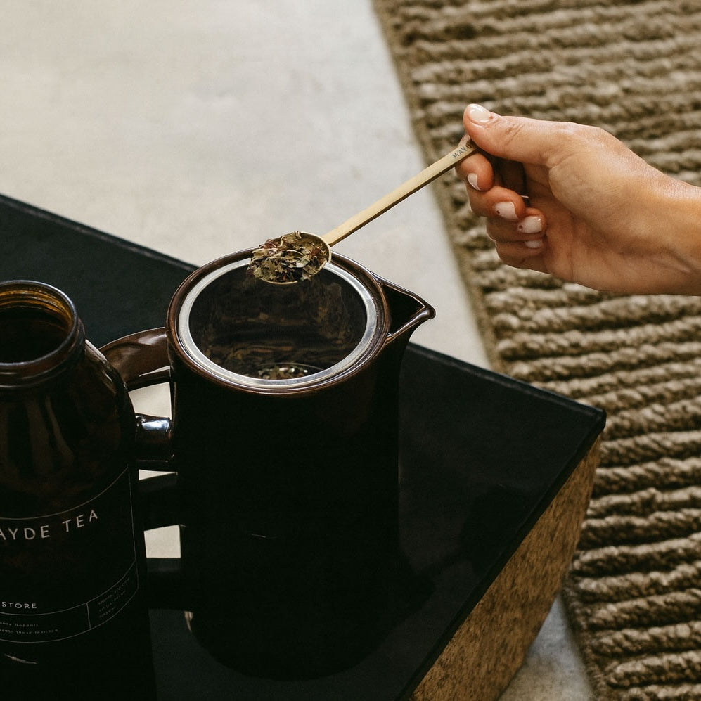 Ceramic Teapot - Chocolate Brown