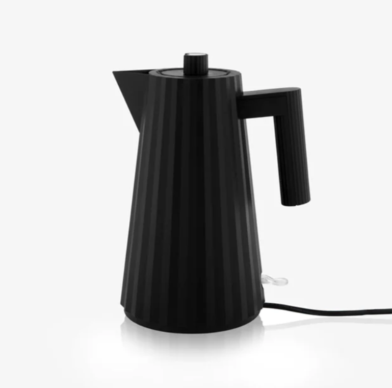 Alessi Plisse Electric Kettle - Black Brewing Accessories Alessi   