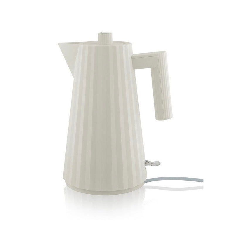 Alessi Plisse Electric Kettle - White Brewing Accessories Alessi