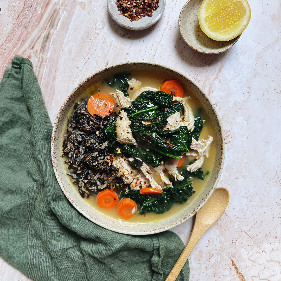 Quick Chicken & Wild Rice Soup