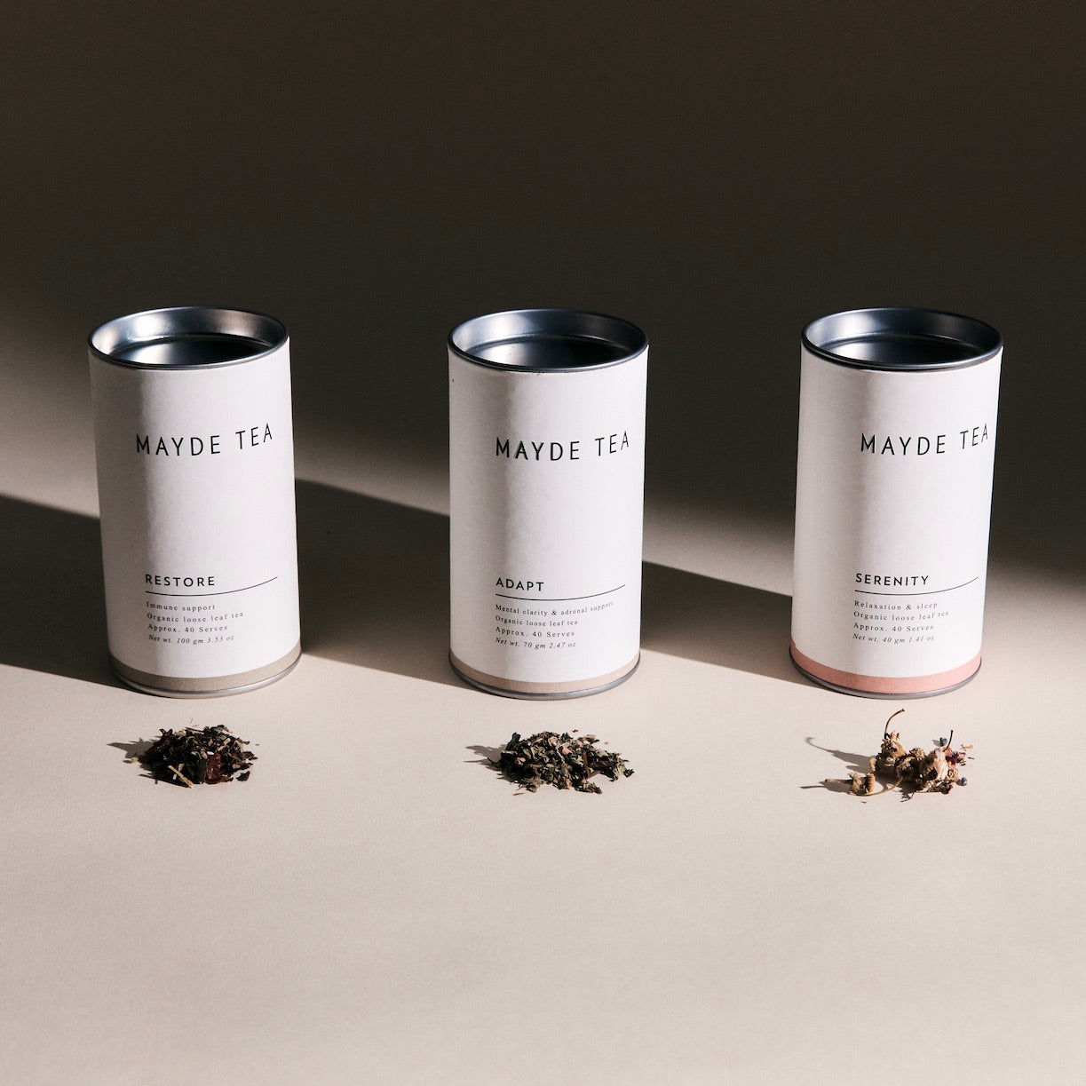 Therapeutics Set Gift Box Bundles Mayde Tea   