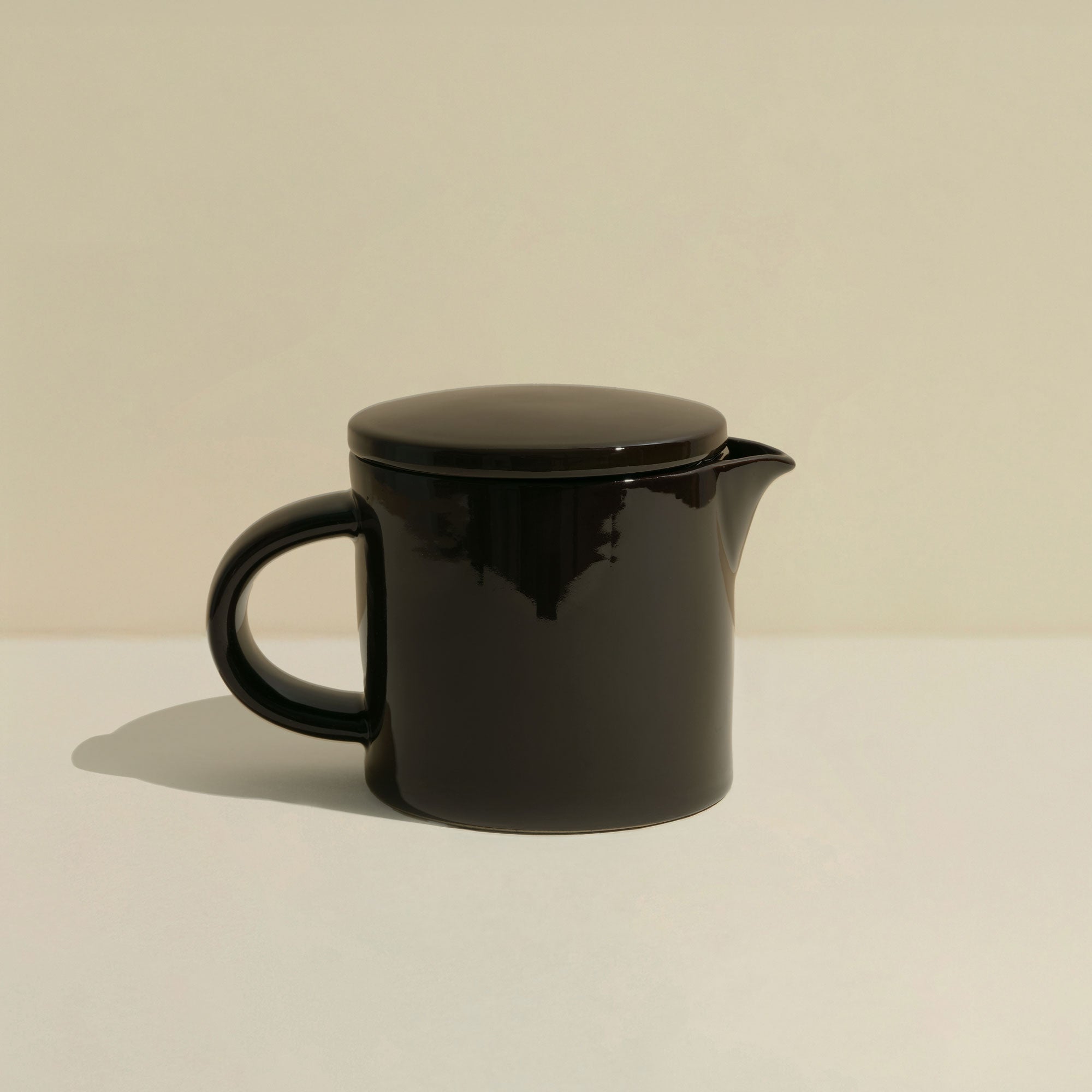 Ceramic Teapot - Chocolate Brown