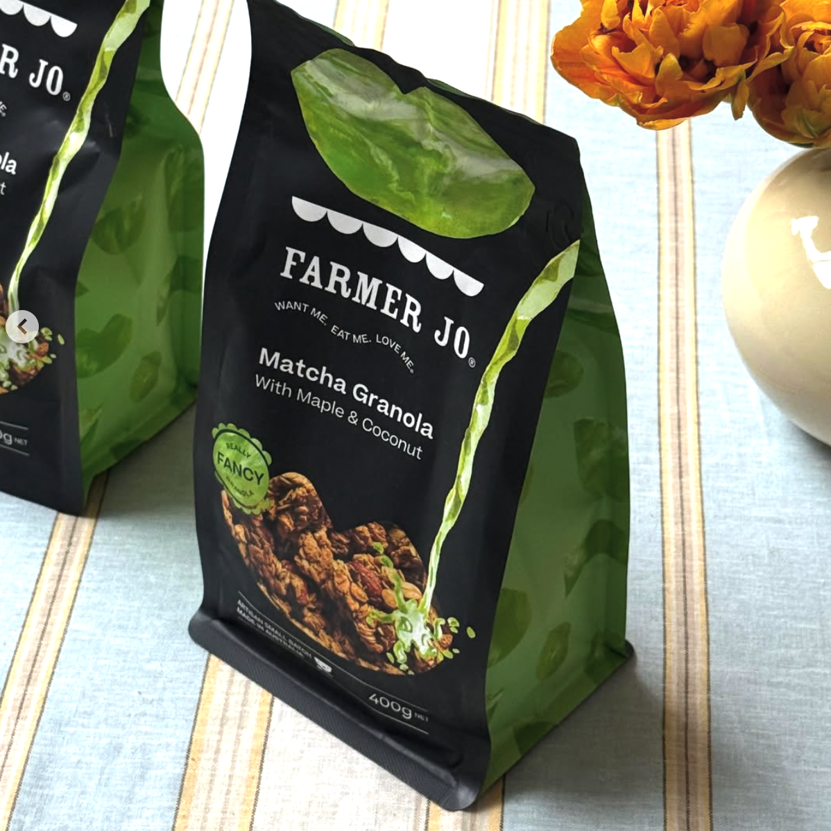 Free Gift over $65 | Matcha Granola & Brass Serving Spoon (value $40)