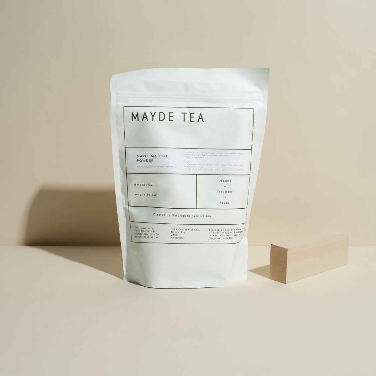 Maple Matcha Powder