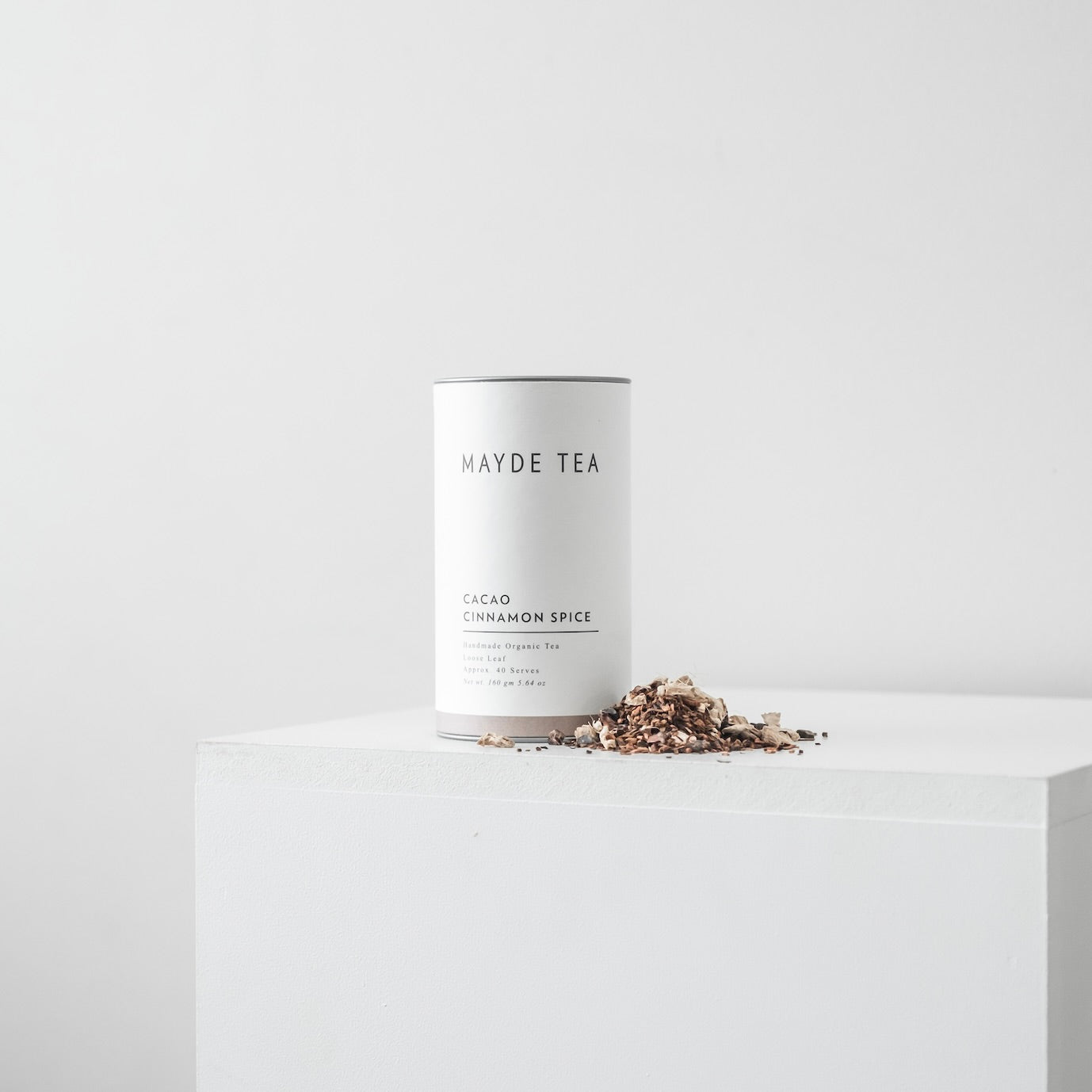 Cacao Cinnamon Spice - Loose Leaf Tea Herbal Teas Mayde Tea 40 serve tube  