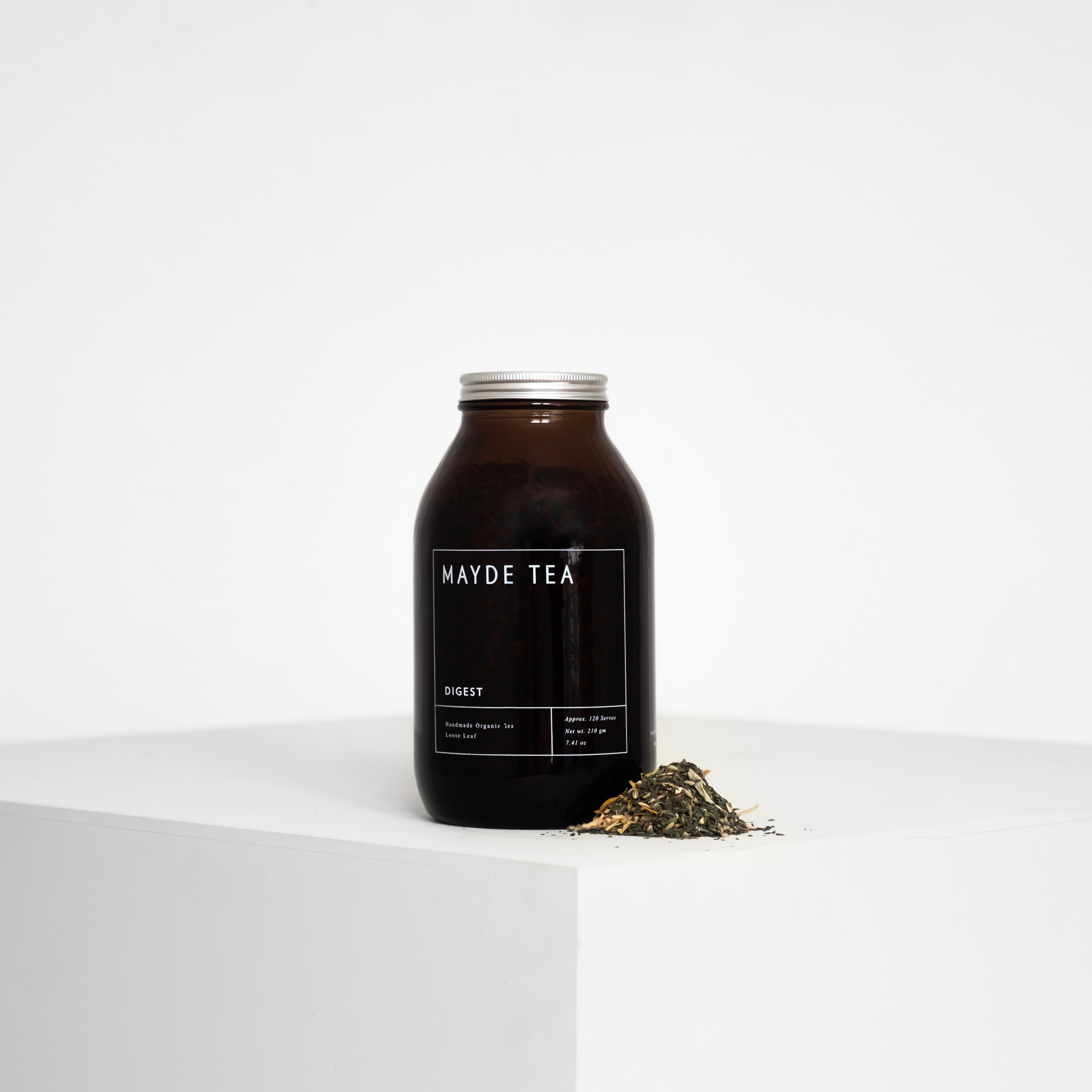 Jar, refill pouch + funnel set Bundles Mayde Tea Bundles Digest  