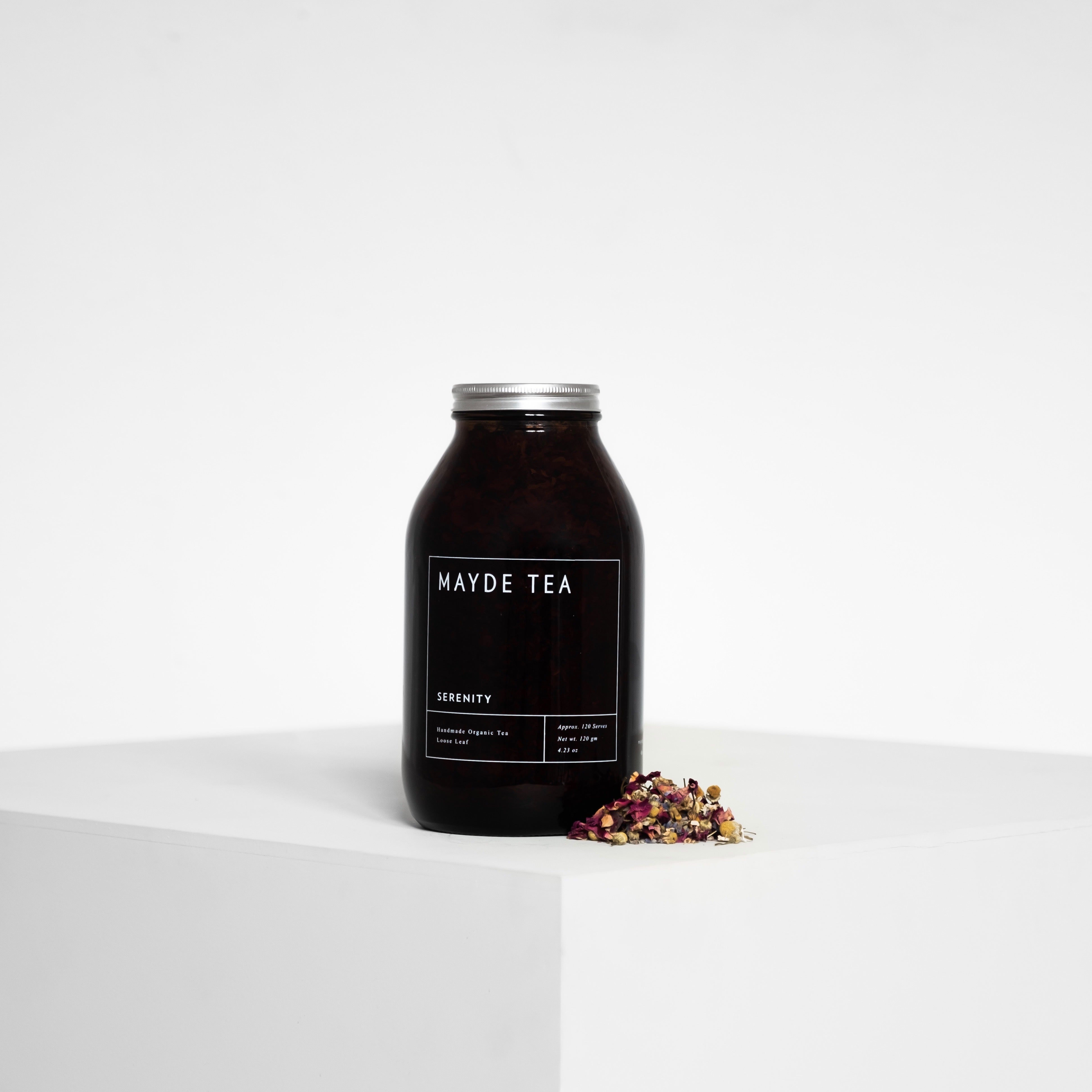 Jar, refill pouch + funnel set Bundles Mayde Tea Bundles Serenity  