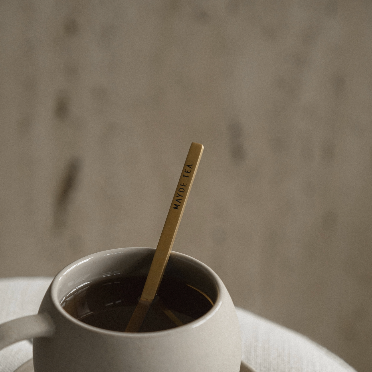 Mayde Tea Brass Serving Spoon Brewing Accessories Mayde Tea   
